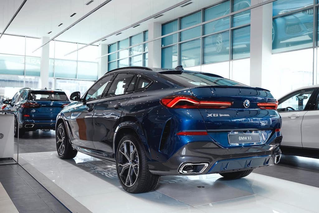 Xe SUV Coupe BMW X6 5 Chỗ Mới Màu Xanh Xe SUV Coupe BMW X6 5 Chỗ Mới Màu Xanh
