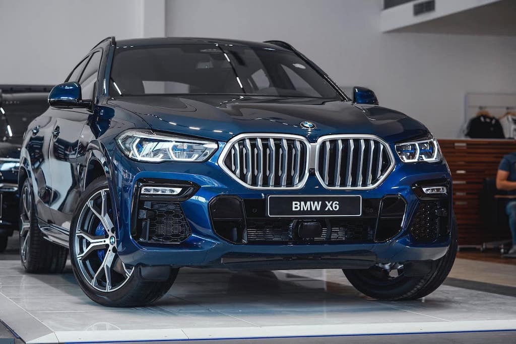 Xe SUV Coupe BMW X6 5 Chỗ Mới Màu Xanh 2023 Xe SUV Coupe BMW X6 5 Chỗ Mới Màu Xanh