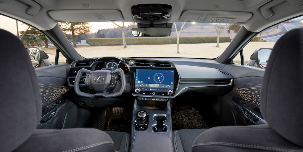 nội thất lexus rz 2023 màu đen nội thất lexus rz 2023