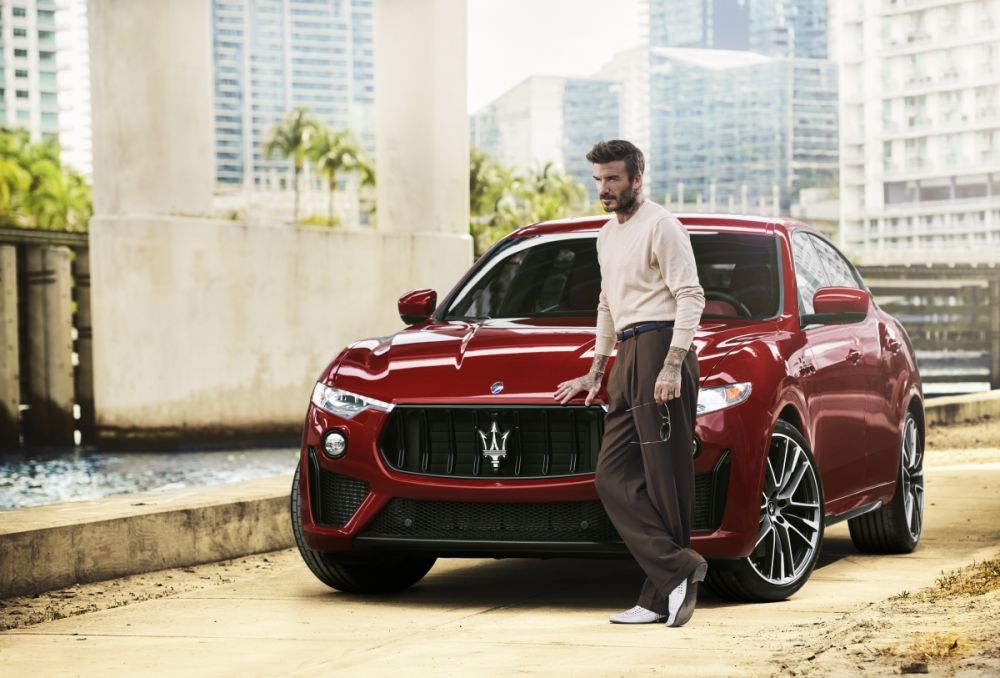 David Backham Cầu Thủ Suất Sắc Nước Anh làm đại sứ thương hiệu đinh ba Maserati