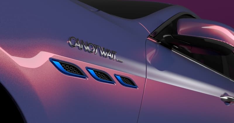 Về ngoại hình, Ghibli Hybrid Love Audacious nổi bật với màu áo ngoại thất đặc biệt mới: Digital Aurora.