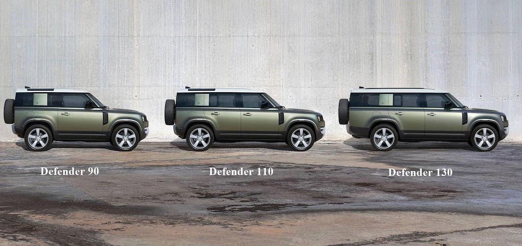 3 Mẫu Land Rover Defender 90, 110, 130