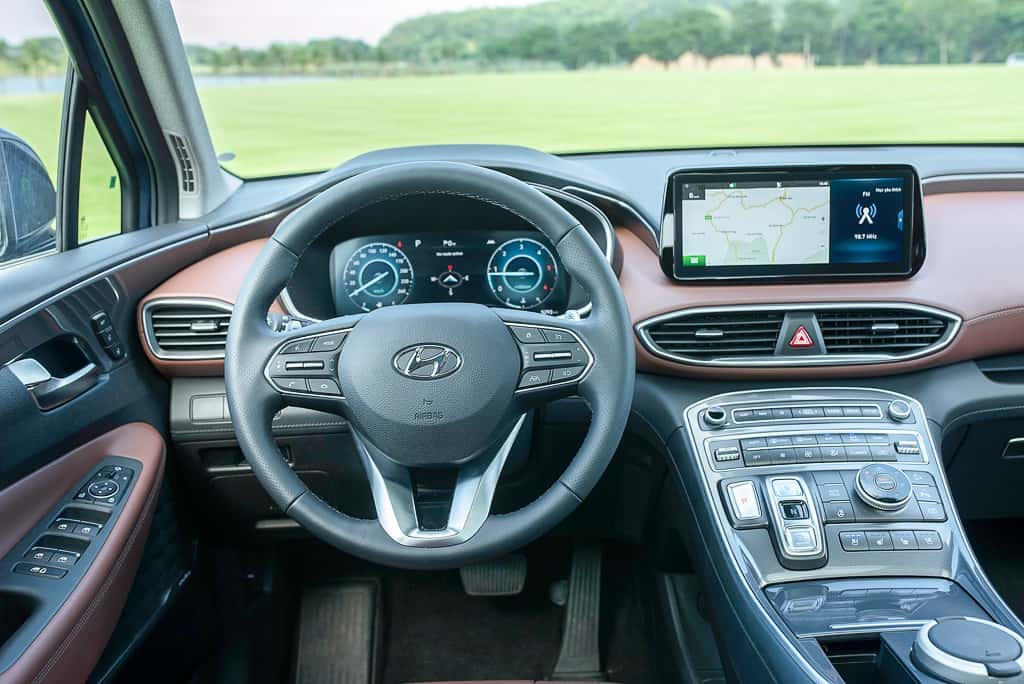 Xe Hyundai Santafe 2023 nội thất Hyundai Santafe 2023 nội thất